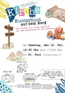 Quelle: Evangelische Lukasgemeinde Heidelberg, Canva-Bilder; Logo Kirche Kunterbunt